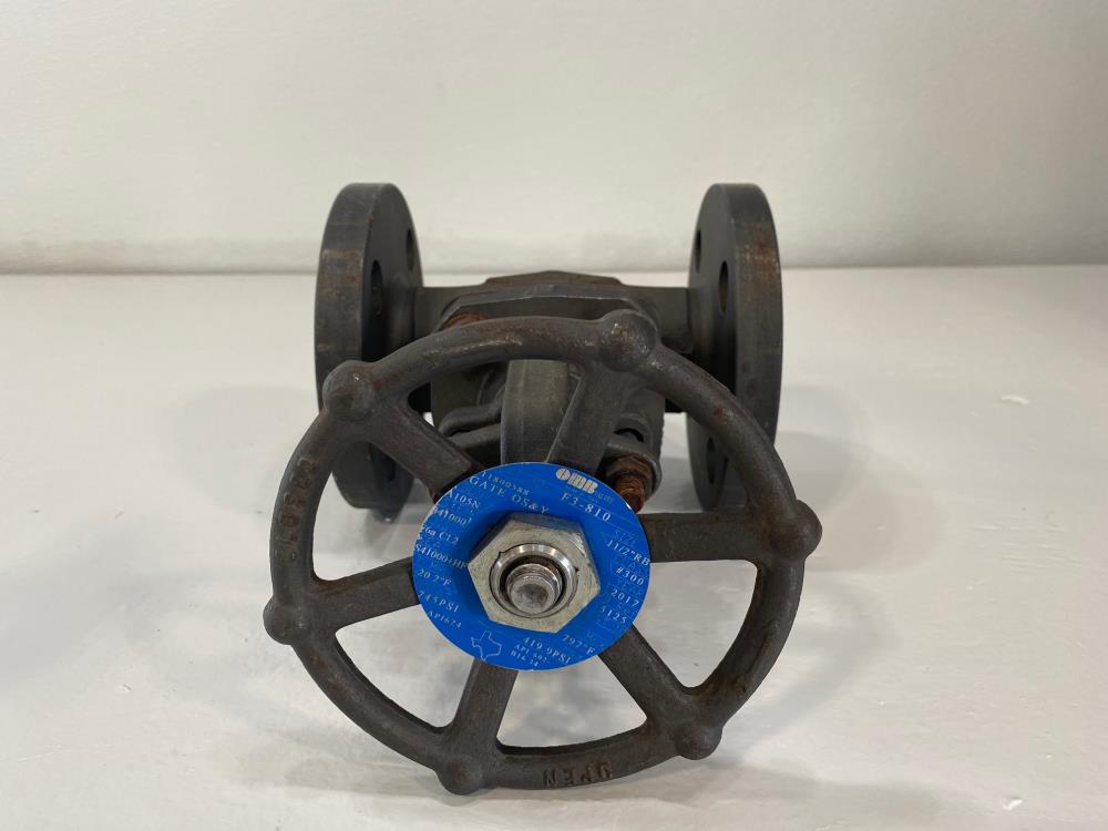 OMB 1-1/2” RB 300# A105N Gate Valve F3-810